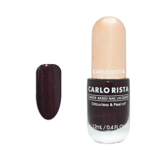 36 - ShimmerDarkRed Nail Polish - CARLO RISTA