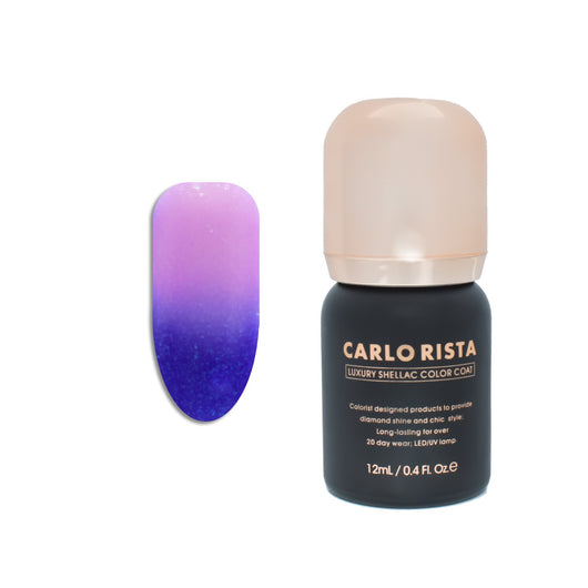 182 - PurpleBlue Gel Nail Polish - CARLO RISTA