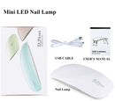 6W UV/LED Nail Dryer - White,ACCESSORIES CARLO RISTA