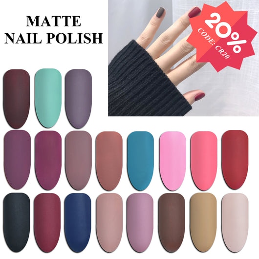 Matte Nail Polish 3 Color Set